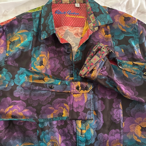 Robert Graham limited  silk button down shirt - Picture 11 of 14